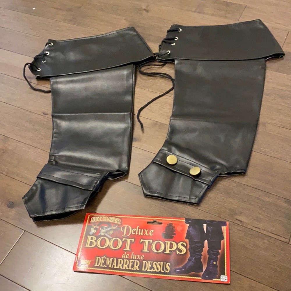NWOT Halloween costume boot tops